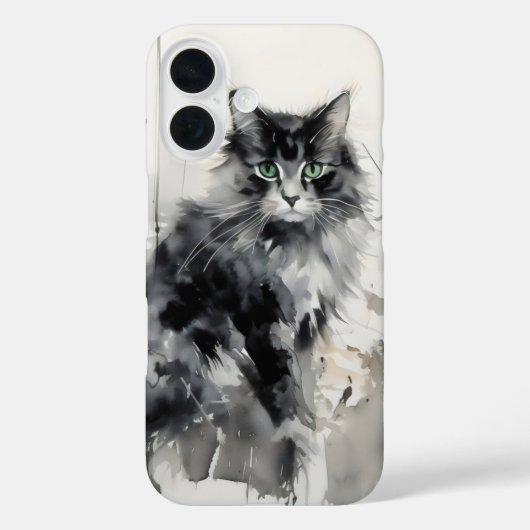 Cat Animal Ink Painting Case-Mate iPhone Case (Achterkant)