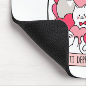 Cat Antidepressant Funny Cat Lover Gift Muismat (Hoek)