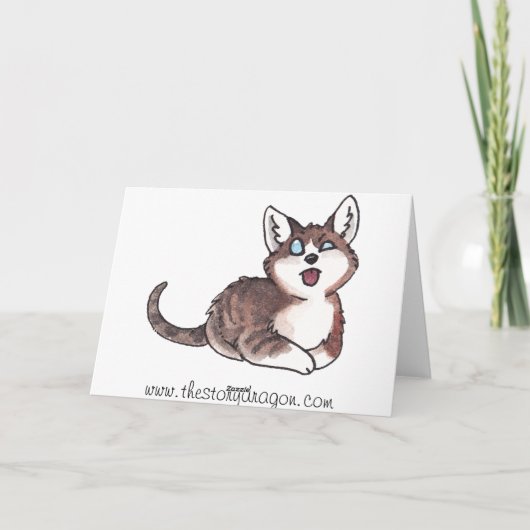 Cat Apology Kaart (Achterkant)