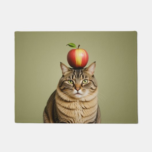 Cat Apple Deurmat (Voorkant)