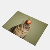 Cat Apple Deurmat (Schuin)