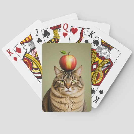 Cat Apple Pokerkaarten (Achterkant)