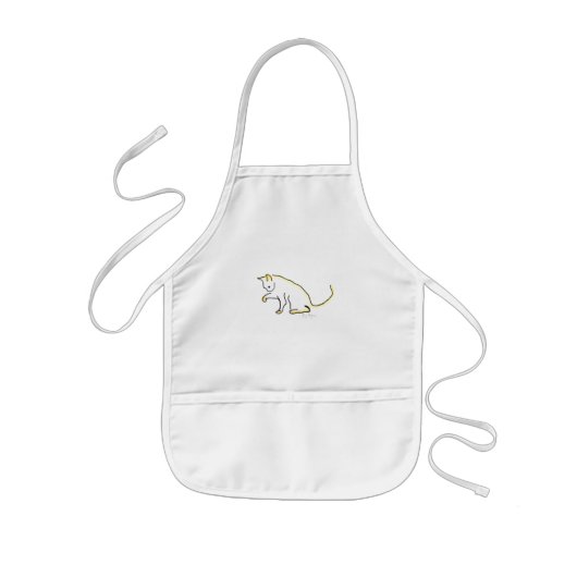Cat Apron Kinder Schort (Voorkant)