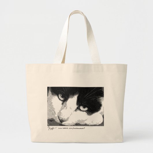 Cat Art Canvas tas (Voorkant)