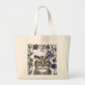 Cat Art Canvas tas (Voorkant)