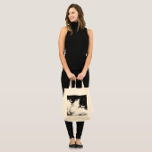 Cat Art Canvas tas (Voorkant (model))