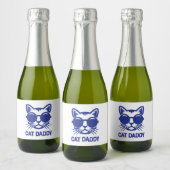 Cat Art Cat Daddy Sparkling Wijnetiket (Flessen)