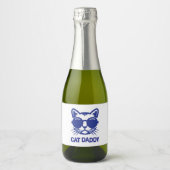 Cat Art Cat Daddy Sparkling Wijnetiket (Voorkant)