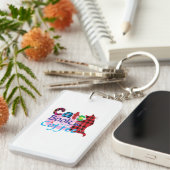 Cat Art Cats Books Coffee_2 Sleutelhanger (Voorkant Rechts)