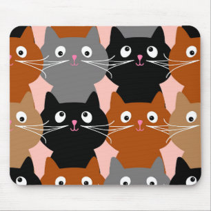 CAT ART CUTE CATS MOUSEPAD MUISMAT