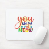 Cat Art dat je me had op Meow Muismat (Met muis)