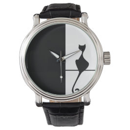 Cat Art Horloge