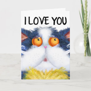 CAT ART 'JE T'AIME TELLEMENT' CARTES DE RÉALISATIO