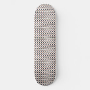 Cat Art   Leuke kat patroon naadloze achtergrond Skateboard