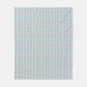 Cat Art   Leuke kat regenbogen Fleece Deken
