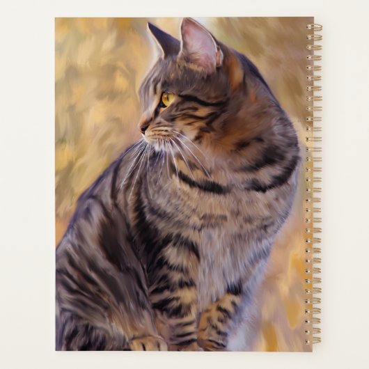 Cat Art Portrait Planner (Achterkant)