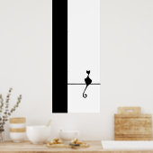 Cat Art Poster (Keuken)