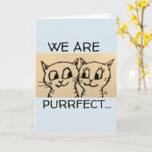 CAT ART ROMANTIC HAPPY BIRTHDAY! KAARTEN (Gele Bloem)