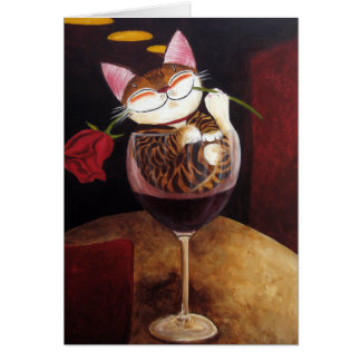 Cat-art-Rouge Vin rouge