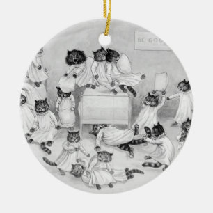 Cat Art van Louis Wain 1900 Keramisch Ornament