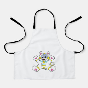 Cat as Astronaut in Costume Schort