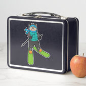 Cat as Skier with Ski (In situ)