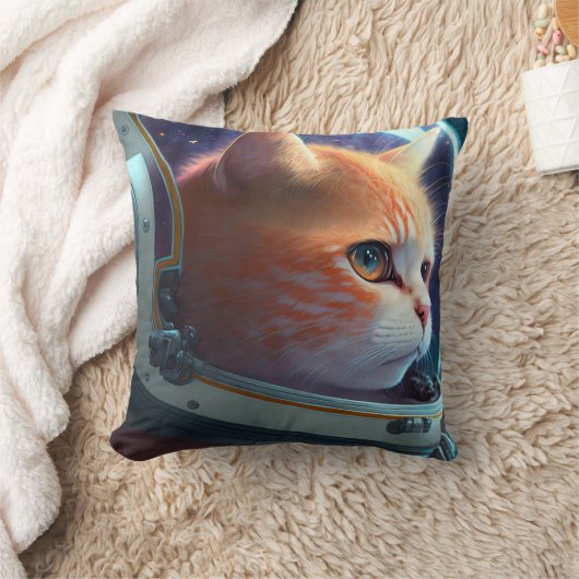 Cat Astronaut Kussen (Deken)