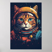 Cat Astronaut Poster (Voorkant)
