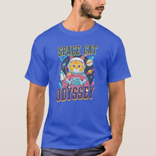 Cat Astronaut Space Cat Odyssey vrienden T-shirt