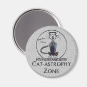 Cat-astrophy Zone Magneet (Voorkant / Achterkant)