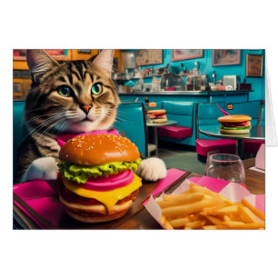 Cat at the Diner Toutes les occasions Carte de voe