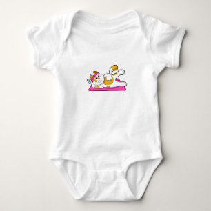 Cat at Yoga Stretching exercise Romper