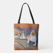 Cat, August Macke Canvas tas (Achterkant)