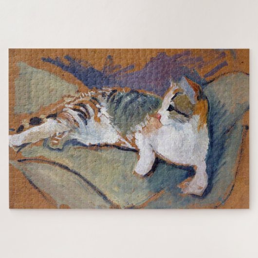 Cat, August Macke Jigzaag Puzzle Legpuzzel (Horizontaal)