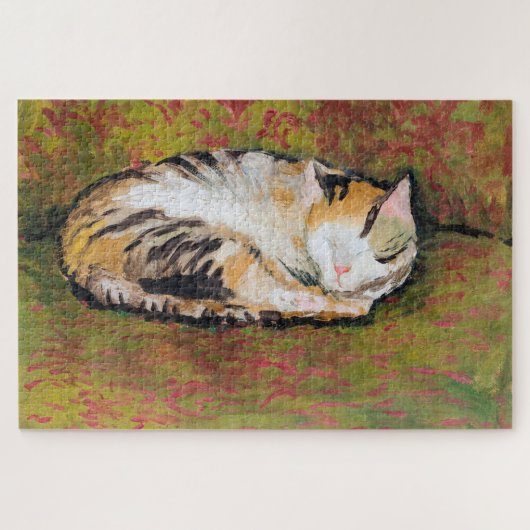 Cat, August Macke Jigzaag Puzzle Legpuzzel (Horizontaal)