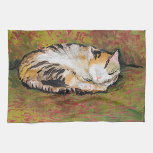 Cat, August Macke Kitchen Towel Theedoek