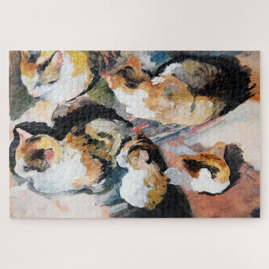 Cat, August Macke Legpuzzel (Horizontaal)