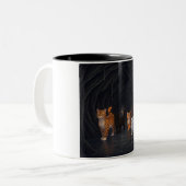 Cat Aventurier Cave Cave Coffee Mug (Devant gauche)