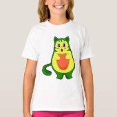 Cat Avocado T-shirt (Voorkant)