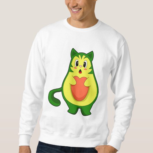 Cat Avocado Trui (Voorkant)
