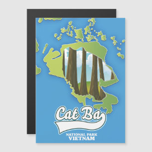 cat ba nationaal park vietnam reis kaart