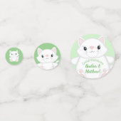 Cat Baby shower Kat Confetti (Voorkanten)