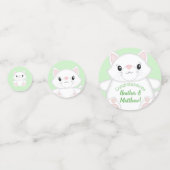 Cat Baby shower Kat Confetti (Achterkanten)