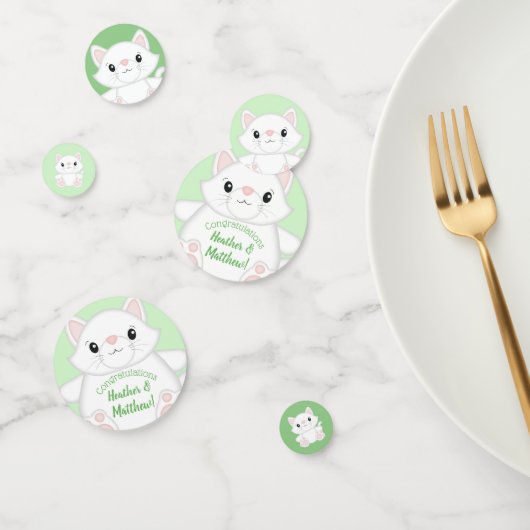 Cat Baby shower Kat Confetti (Groep)