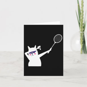 Cat Badminton Shuttle Voor Mannen Vrouwen Kinder Kaart