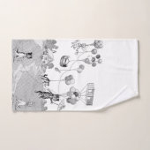 Cat Balloon Trip, Louis Wain Bad Handdoek (Handdoek)