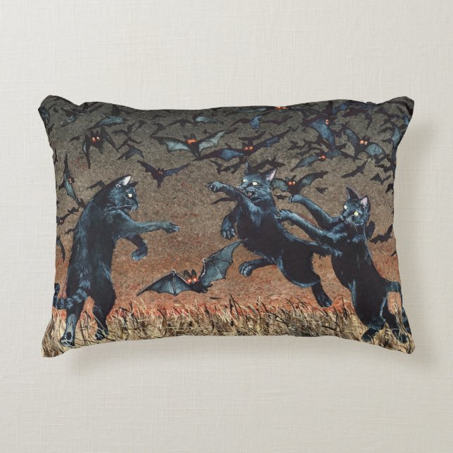 Cat Batting-Kussens Accent Kussen (Voorkant)