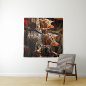 Cat Battle Wandkleed (In Situ (horizontaal))