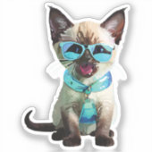 cat bell sticker (Voorkant)