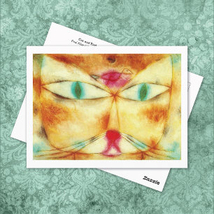 Cat Bird Paul Klee Briefkaart